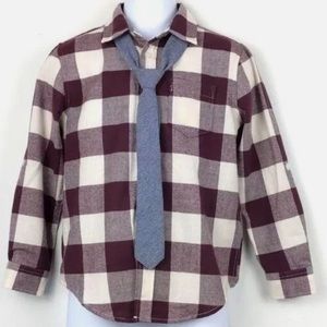 Sovereign Code SVRN CODE Size 18/20 Boys Cotton checkered shirt new without tag